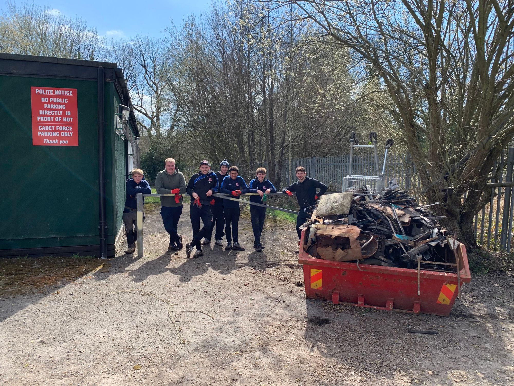 Ashbourne footballers chip in to help litter-busting goal