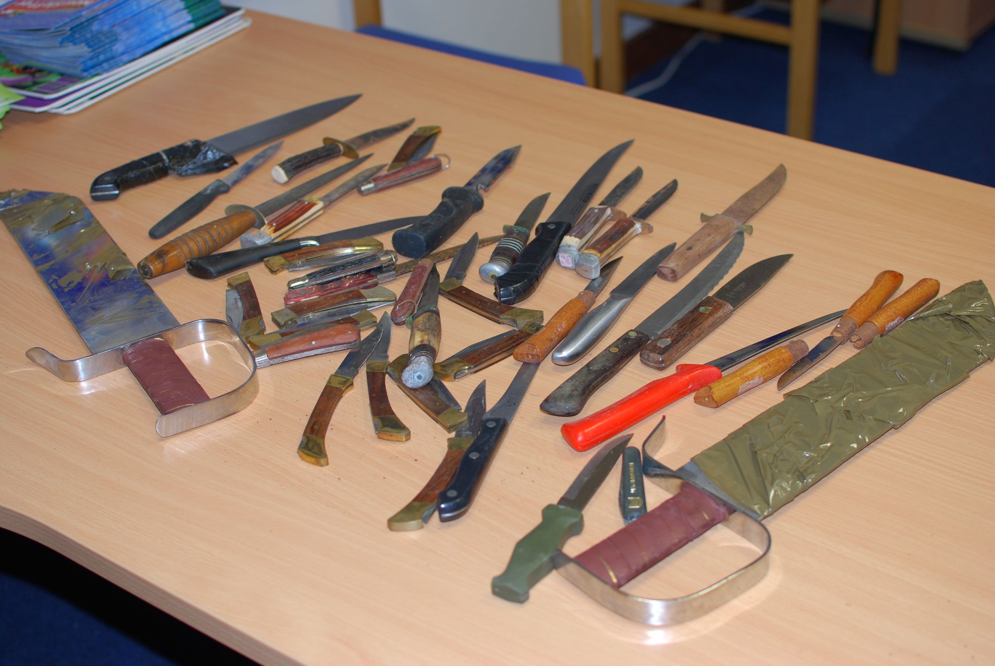 Dyfed Powys Police cracking down on knives in week of action
