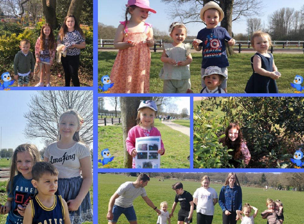 Carers enjoy early Easter egg hunt with their families in Brentwood