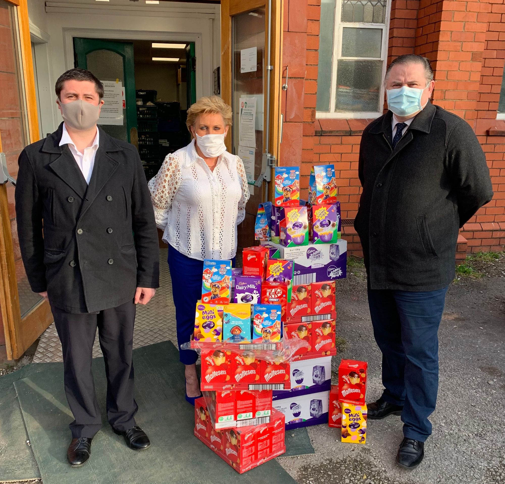 Generous donation of Easter eggs made to two Cheshire charities