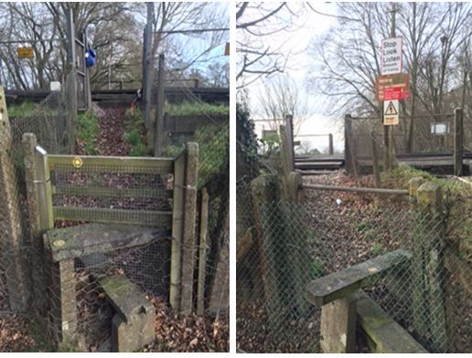 Emergency action to close Hildenborough railway foot crossing