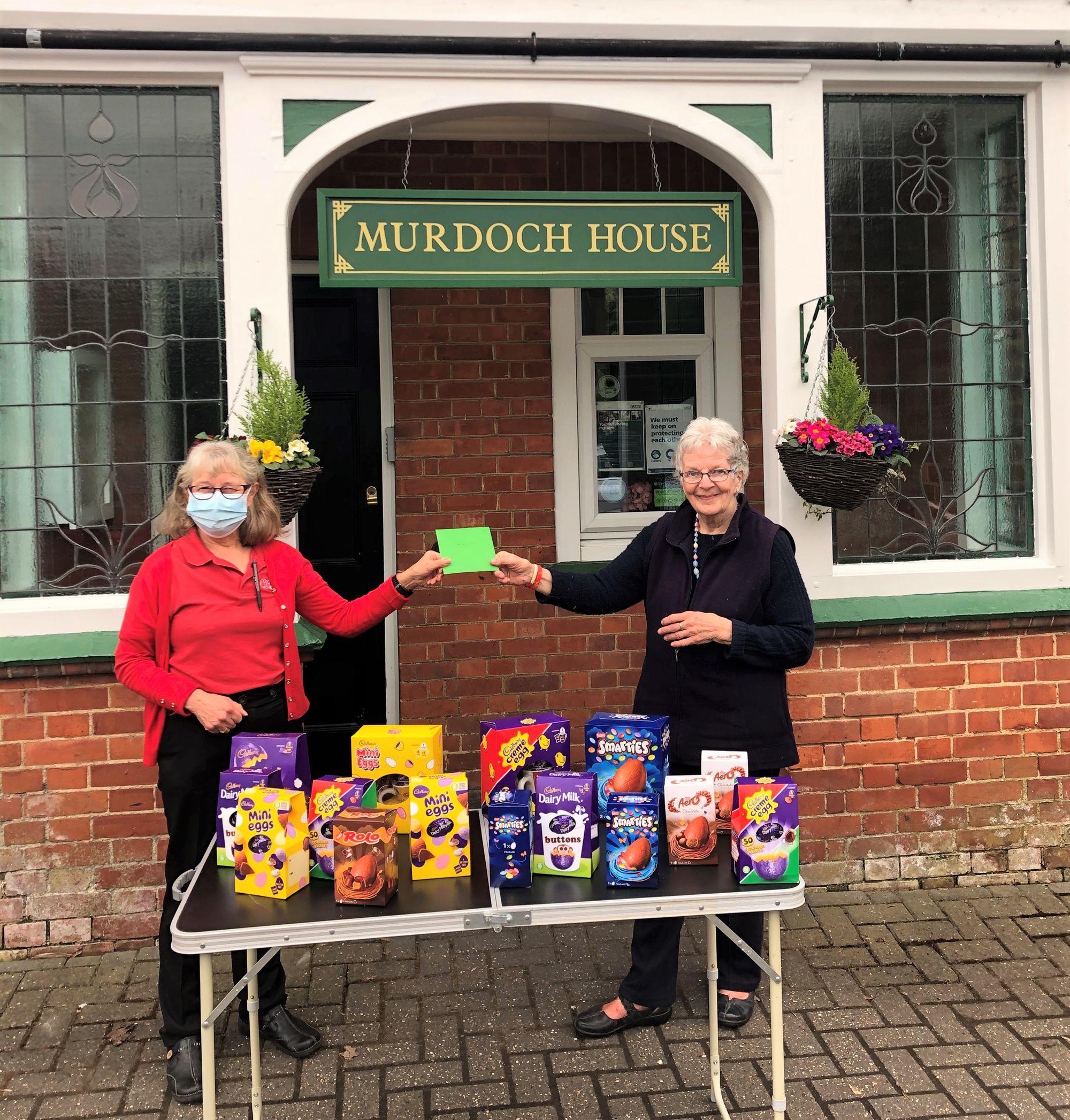 Wokingham care home thank local community with Easter egg gift