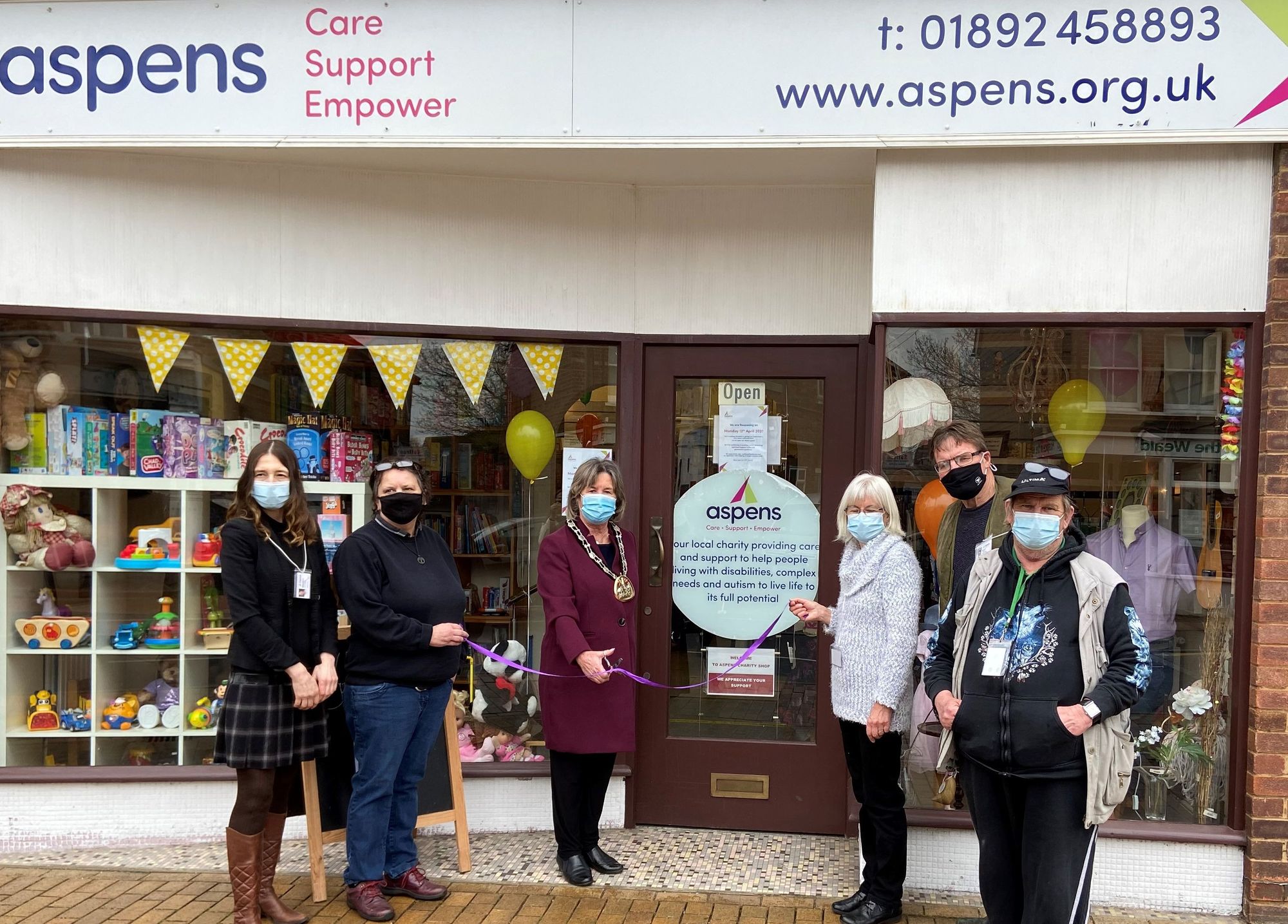 Aspens Charity shops re-open in Kent and East Sussex
