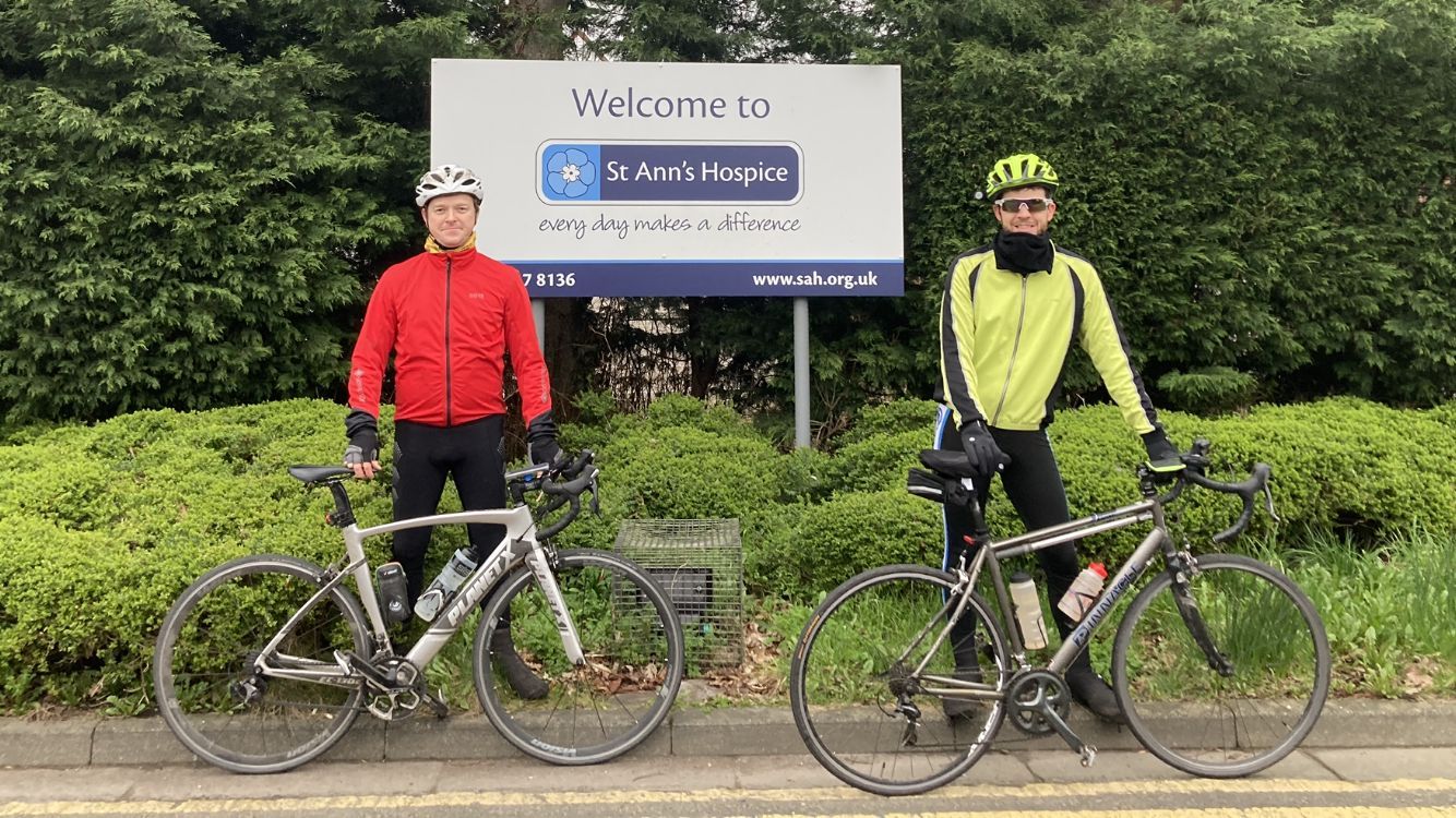 Four friends to cycle the length of Britain for St Ann's Hospice