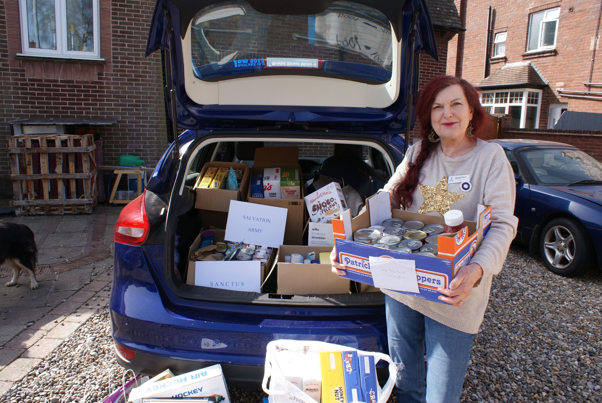 Volunteers in Stafford donate food boxes to charity for Lent
