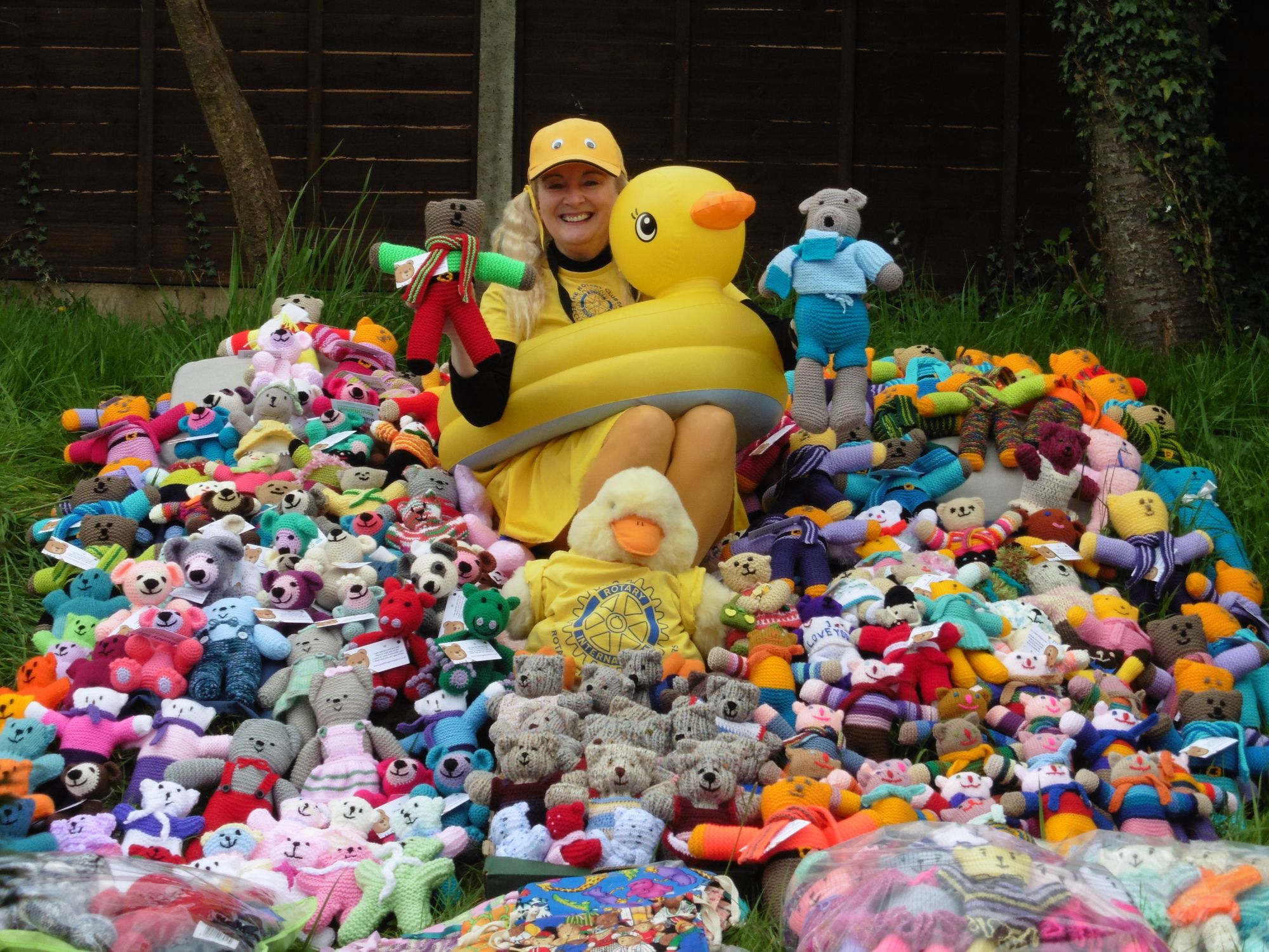 Donated teddy bears enjoy tea party in Eccleshall before heading to charity that helps children