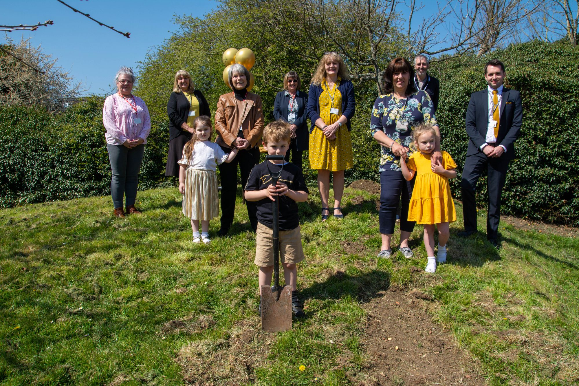 Ware school celebrates 50th anniversary by burying a time capsule