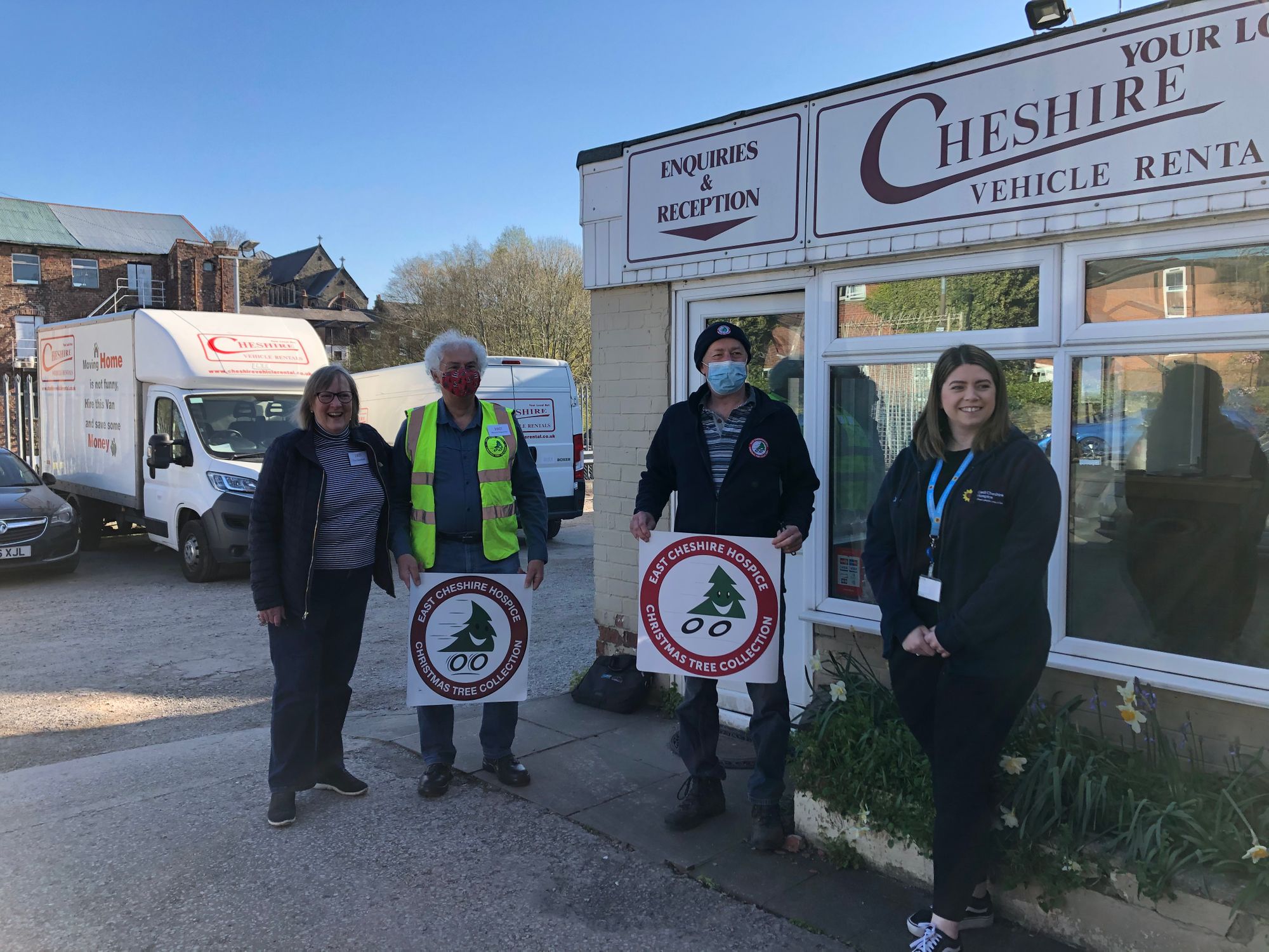 East Cheshire Hospice finally holds their Christmas tree collection