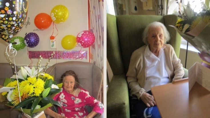 Chelmsford care home celebrates 100th and 90th birthdays