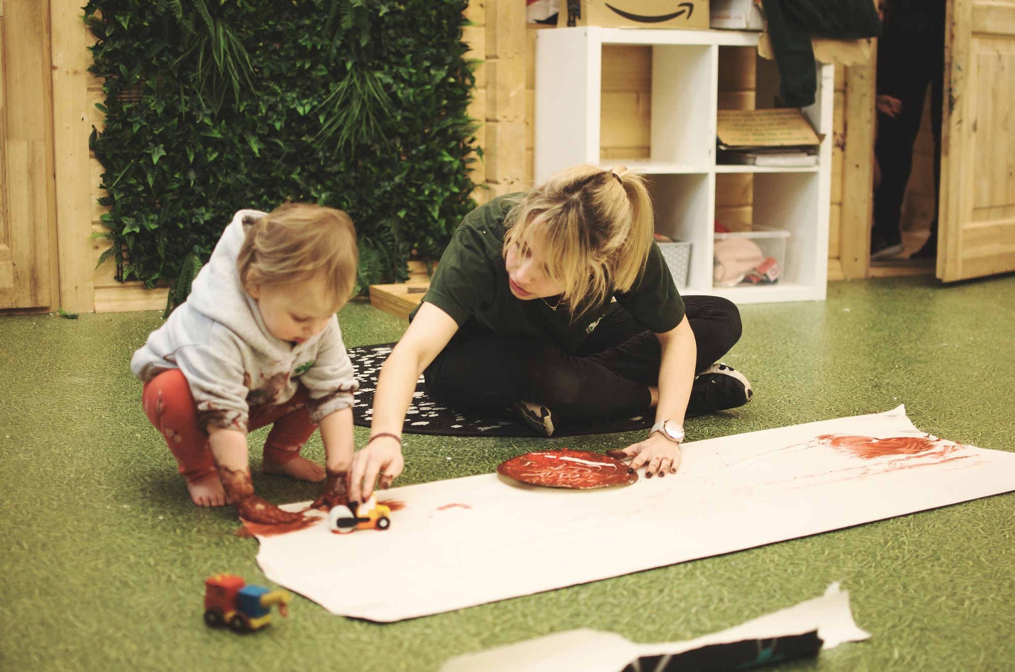 Ravenstone children to benefit from day nursery's new log cabin location