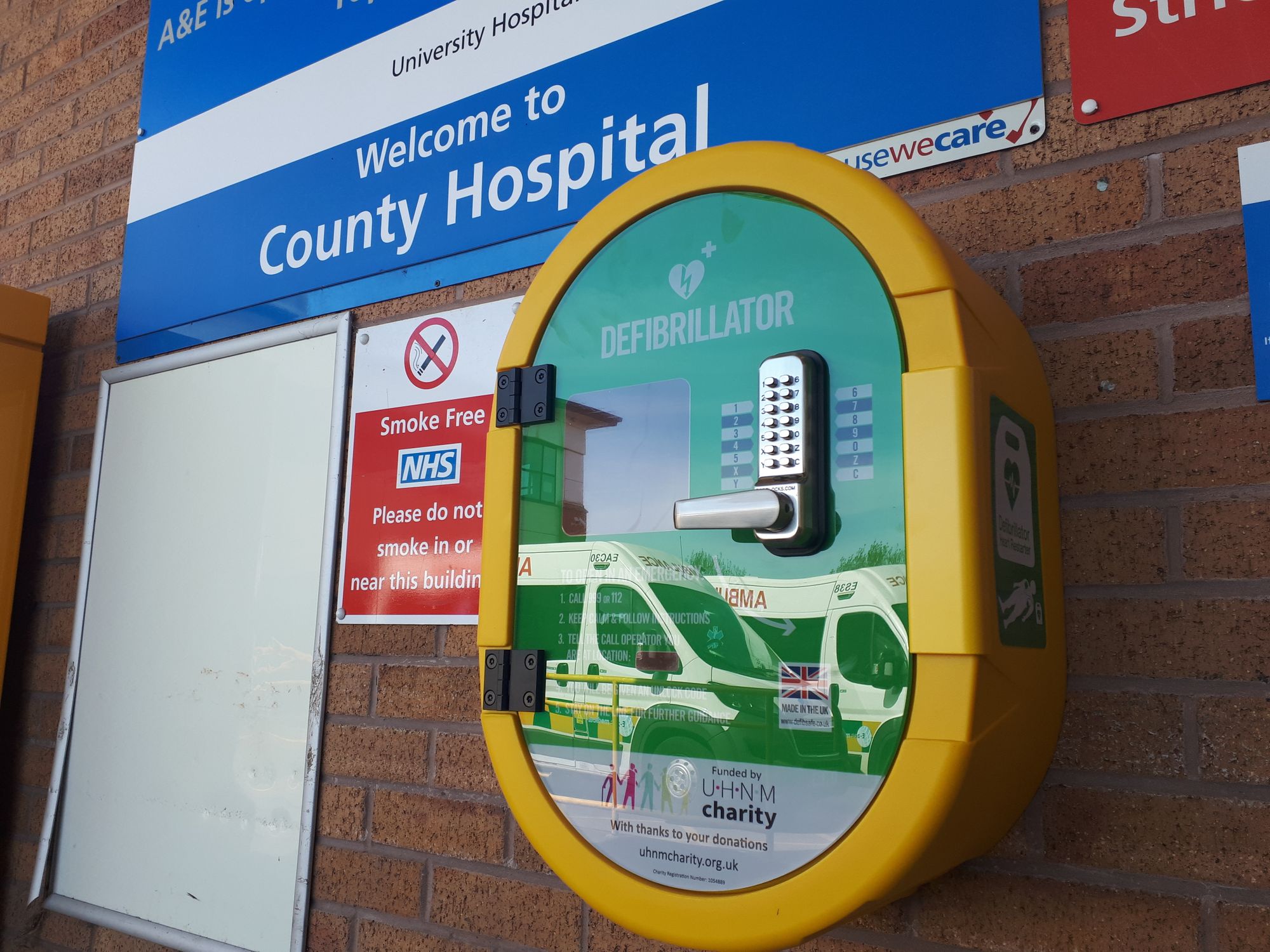 Lifesaving defibrillators installed at County Hospital thanks to