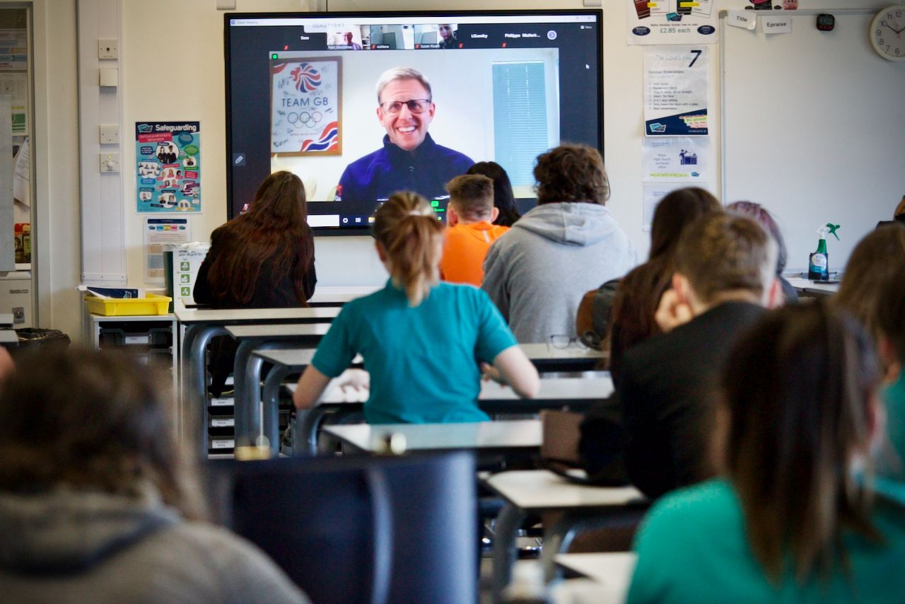 GB Paralympian, Aaron Phipps, inspires students at Southampton secondary school