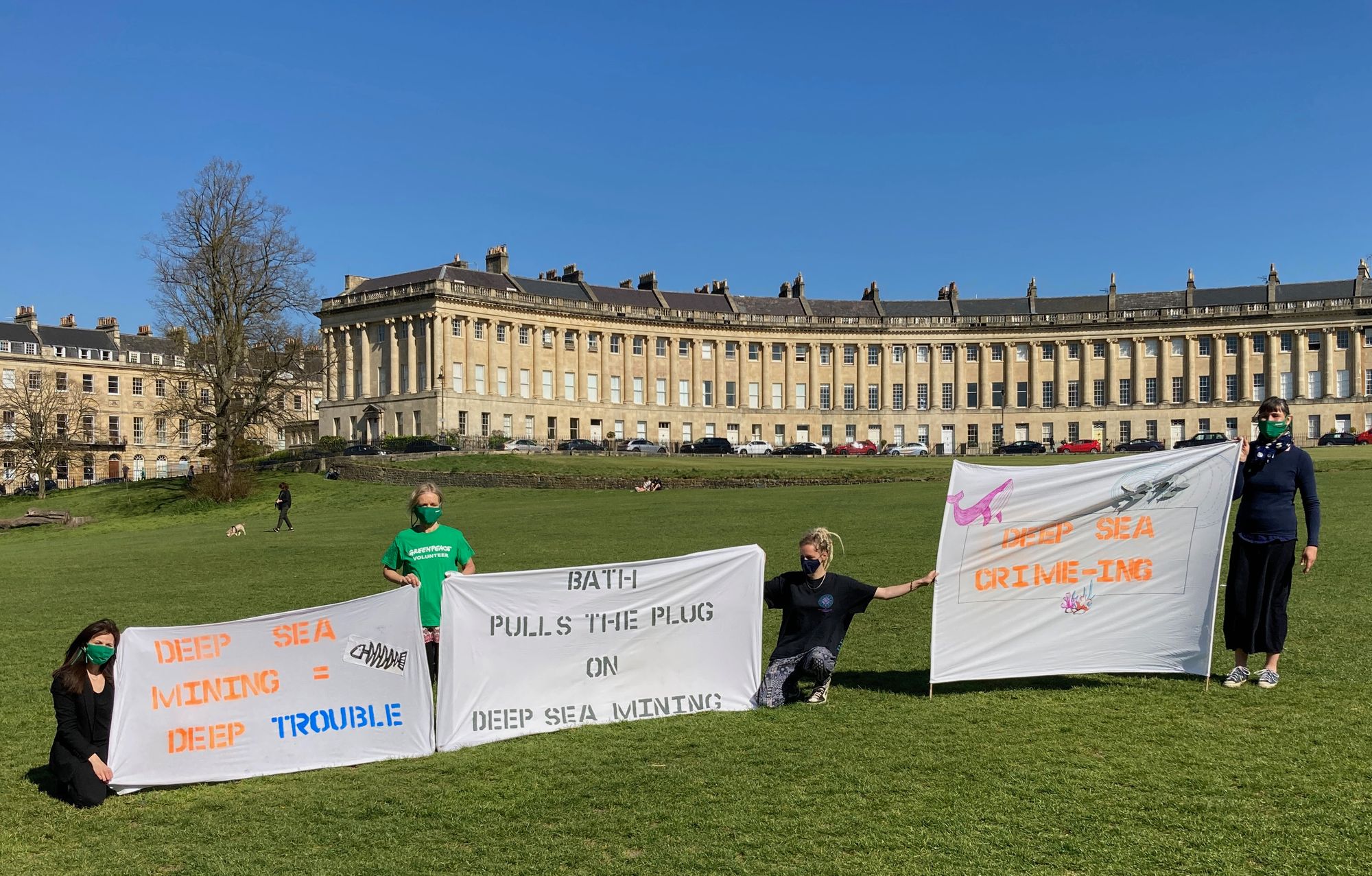 Bath Greenpeace joins nationwide protest against deep-sea mining