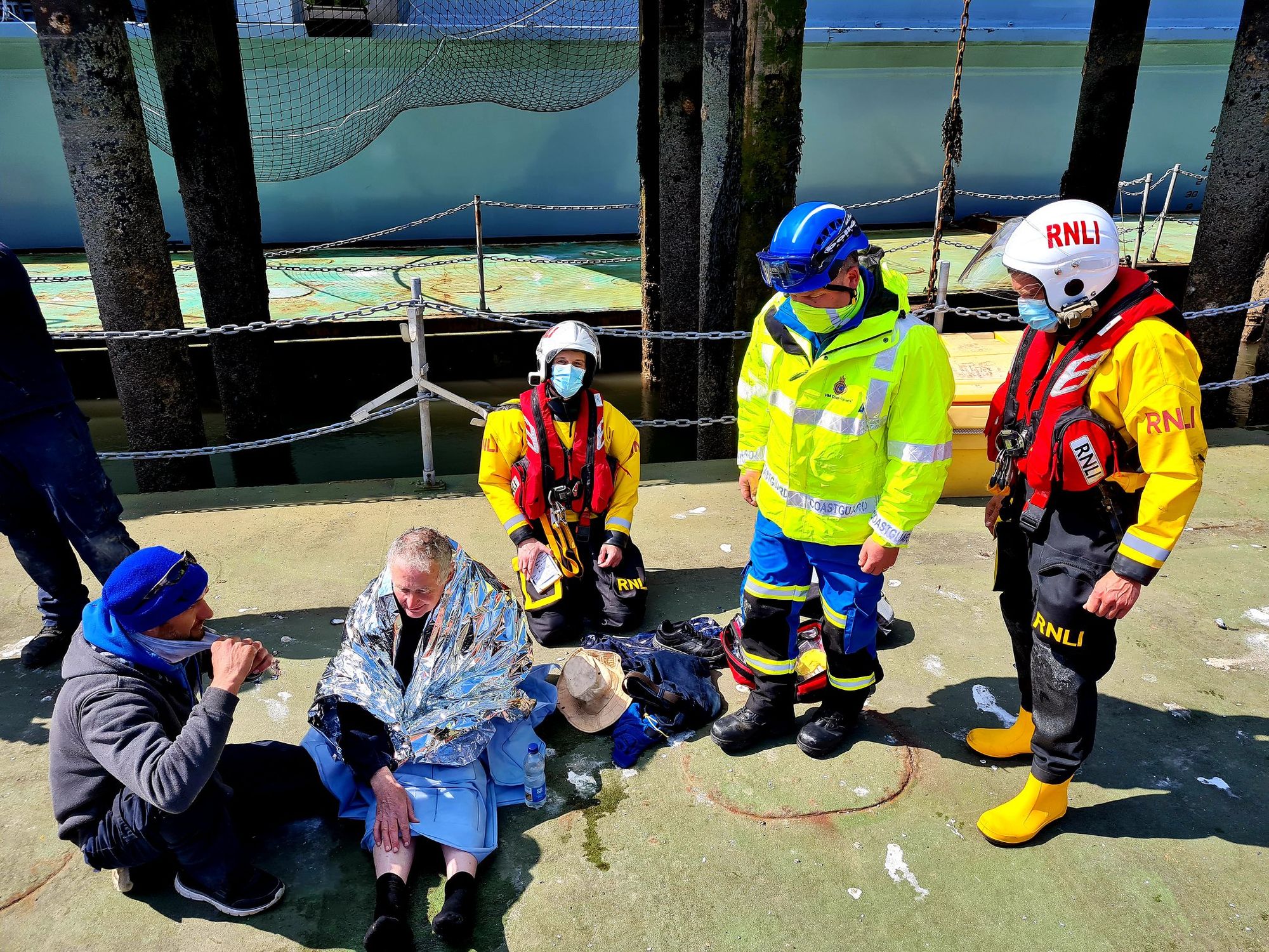 Kayaker in Dartmouth rescue drama - on his 75th birthday!