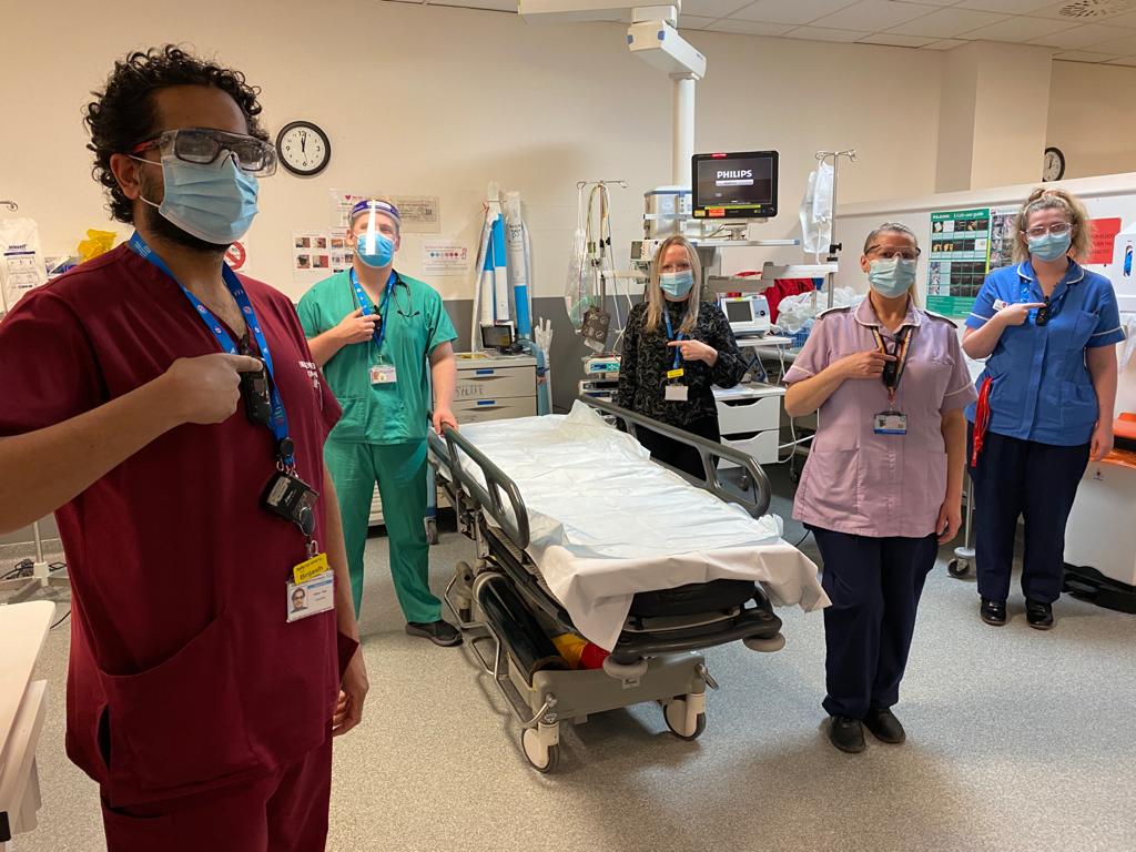 Staff at County Hospital Stafford will get hands-free communication devices