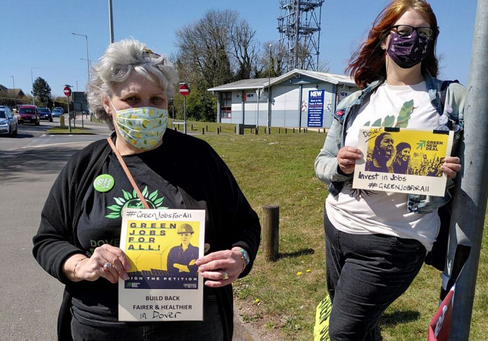 Dover campaigners call for 'green jobs for all'