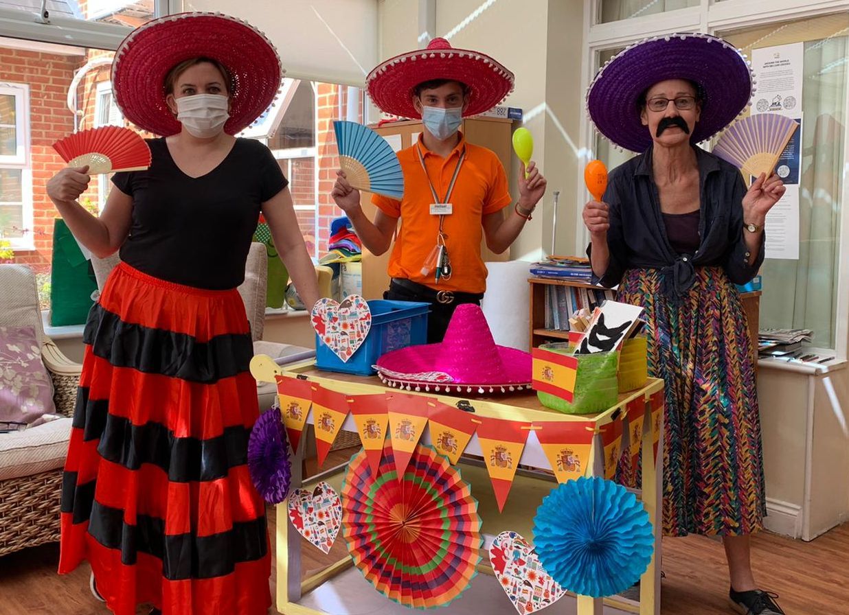 Woking care home residents reach Spain on their virtual World cruise