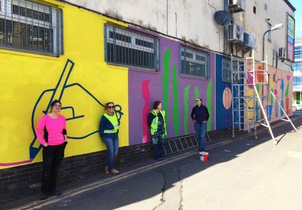 Tudor Lane gets a brighter future with new mural