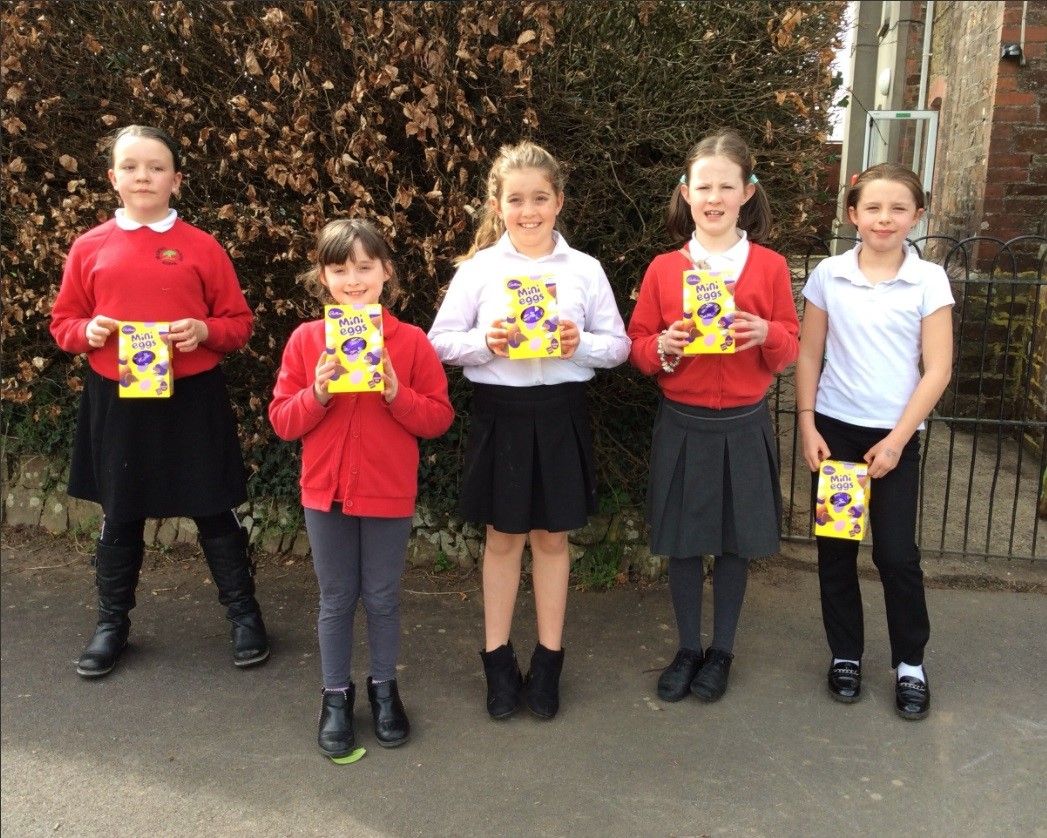 Cracking time had at Bradford Primary School Easter Egg hunt