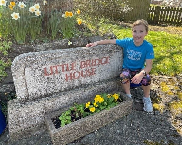 Maddie celebrates 12th birthday by running for Children's Hospice