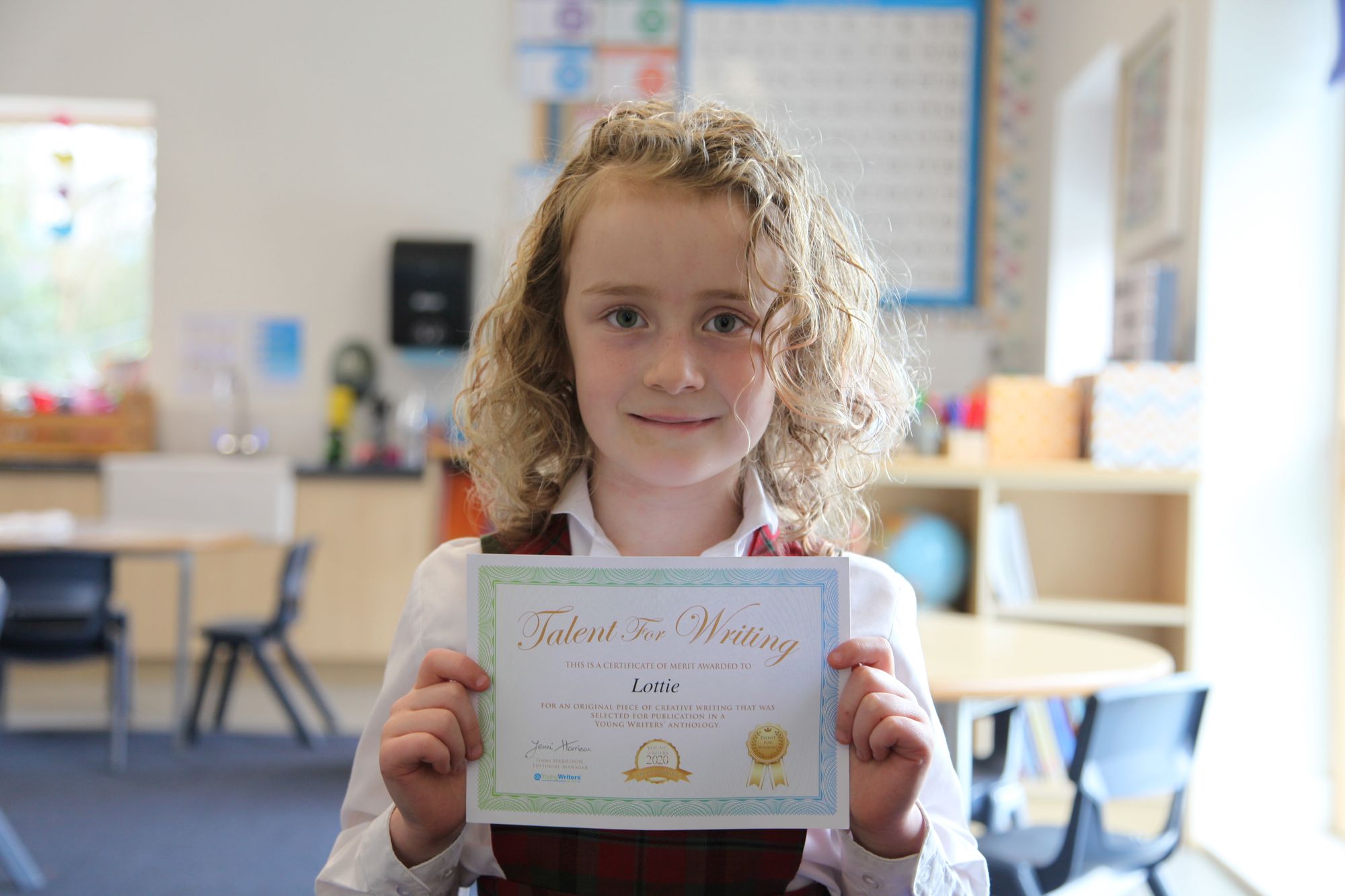 Pupil at a Yarm school becomes published writer
