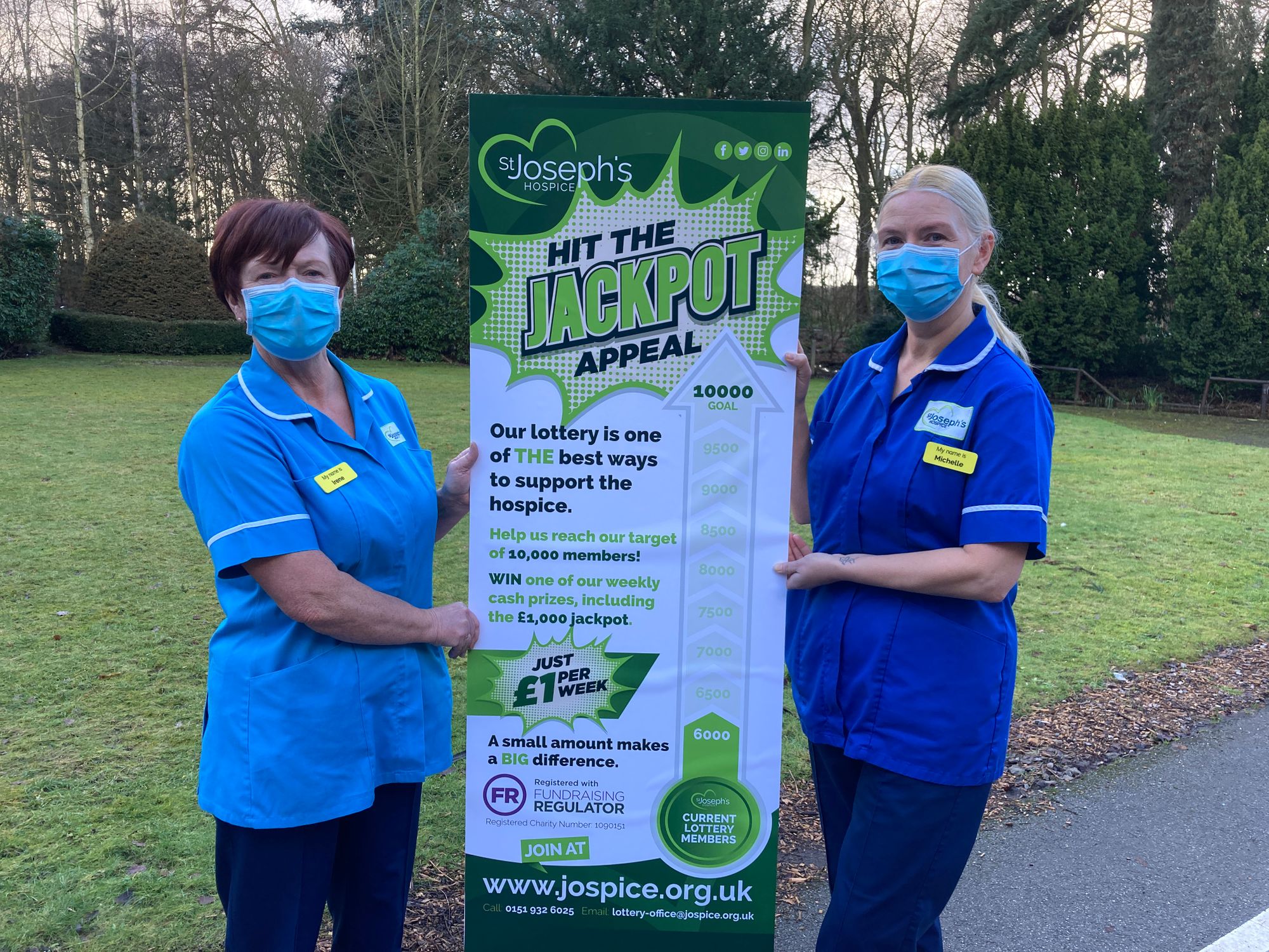 Thornton hospice appeals to the public to support its weekly lottery