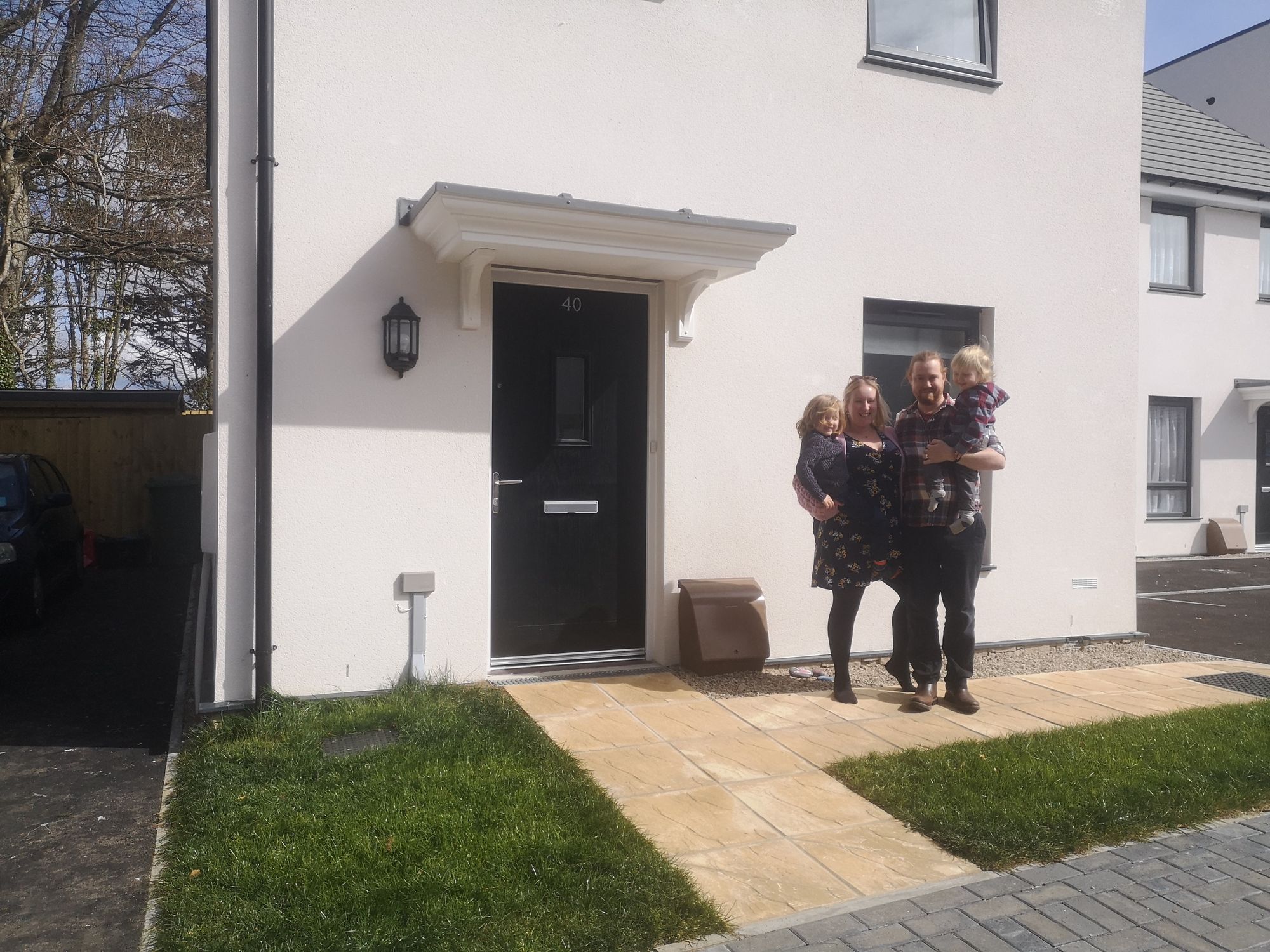 Family delighted to move into first home in Penzance after months-long search