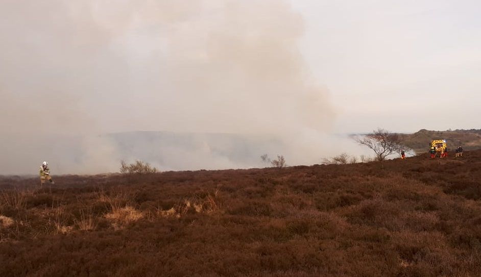 Fire causes hectare of damage at Ipstones Edge Nature Reserve