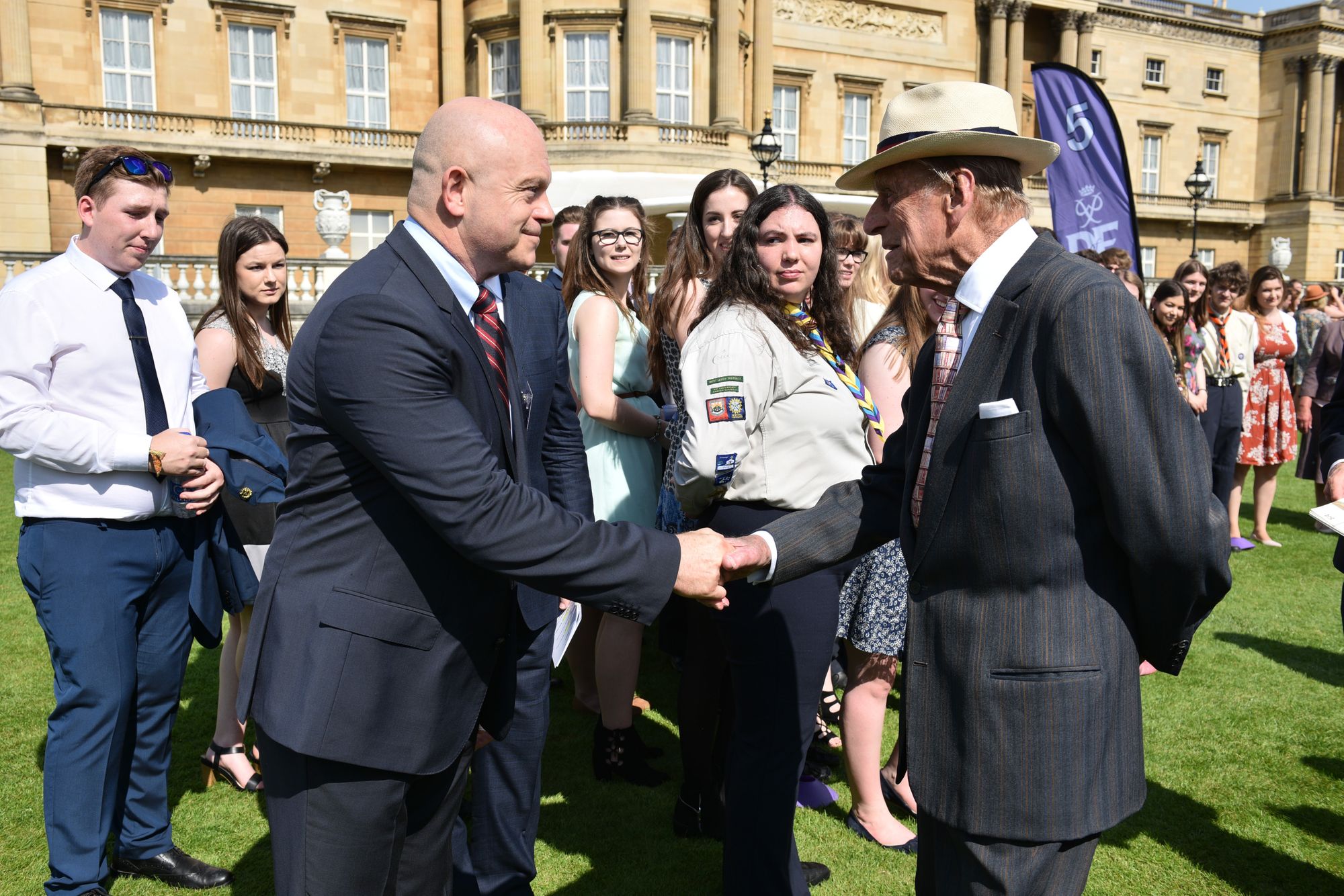 Young Duke of Edinburgh participants help launch Living Legacy Fund for its namesake