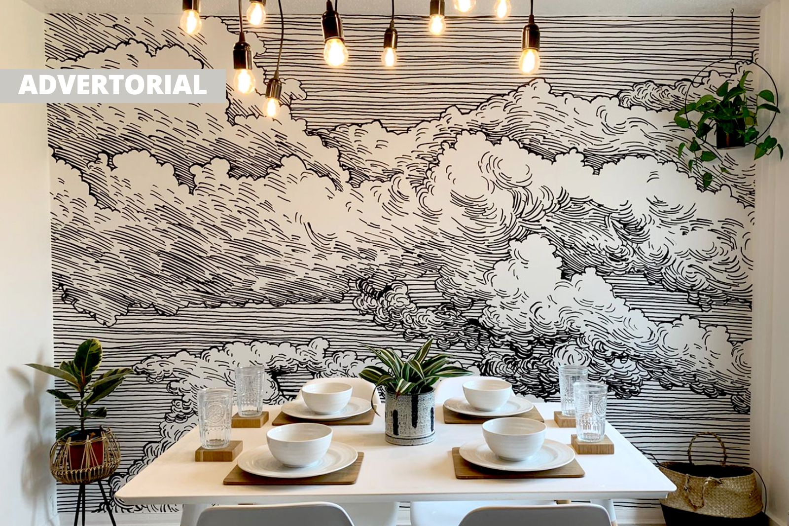 Decorate your rented space safely with this amazing self-adhesive wallpaper