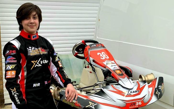 Bury teen signs for promising new karting team