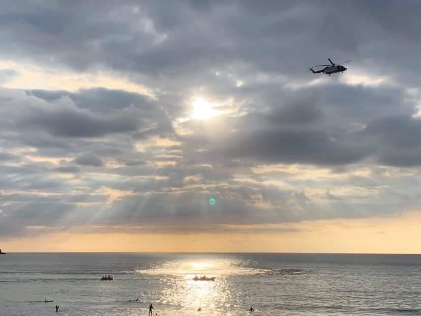 Major rescue operation launched at Fistral Beach following reports of swimmer in difficulty