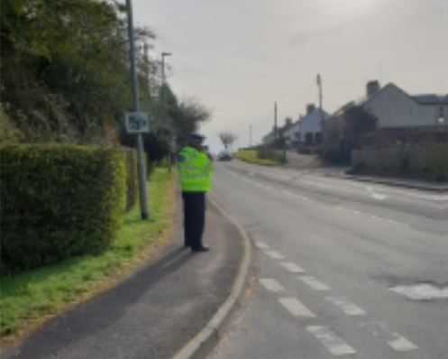 Police urge Cullompton motorists to keep a safe speed