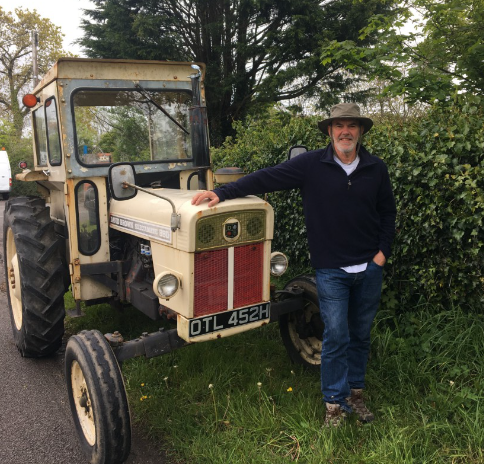 270-mile tractor ride from St Austell to Codicote in aid of MND charity