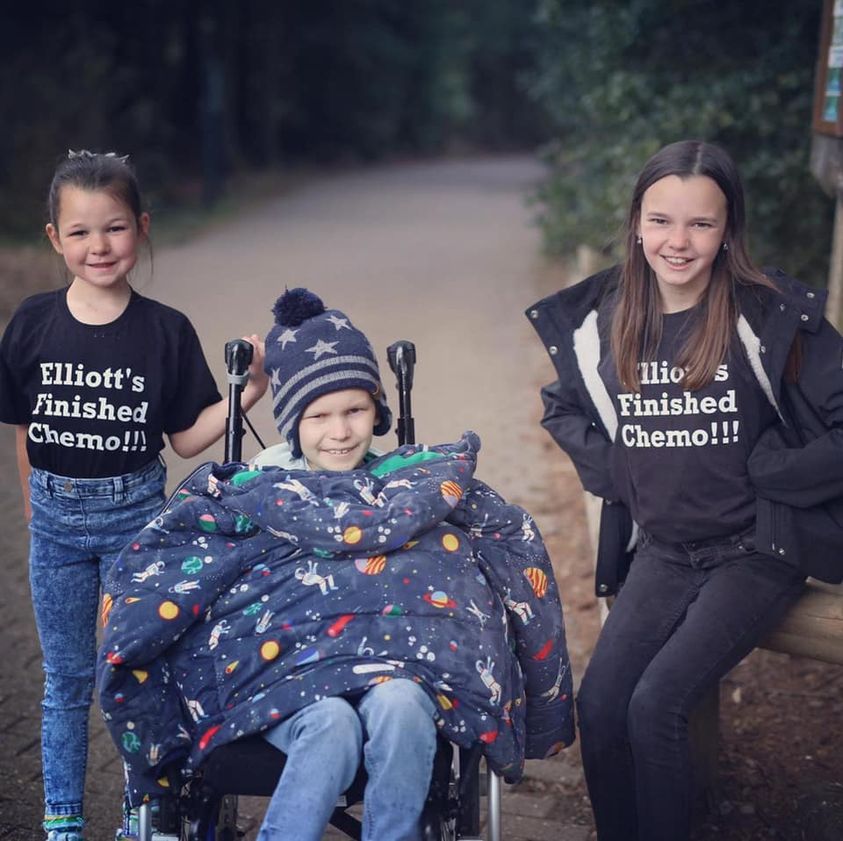 Nine-year-old fundraiser Elliott completes last chemo treatment and comes home to Penzance