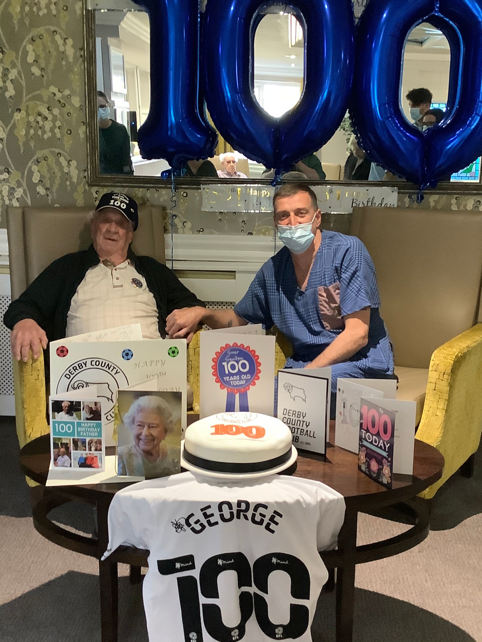 Rams fan George celebrates 100th birthday