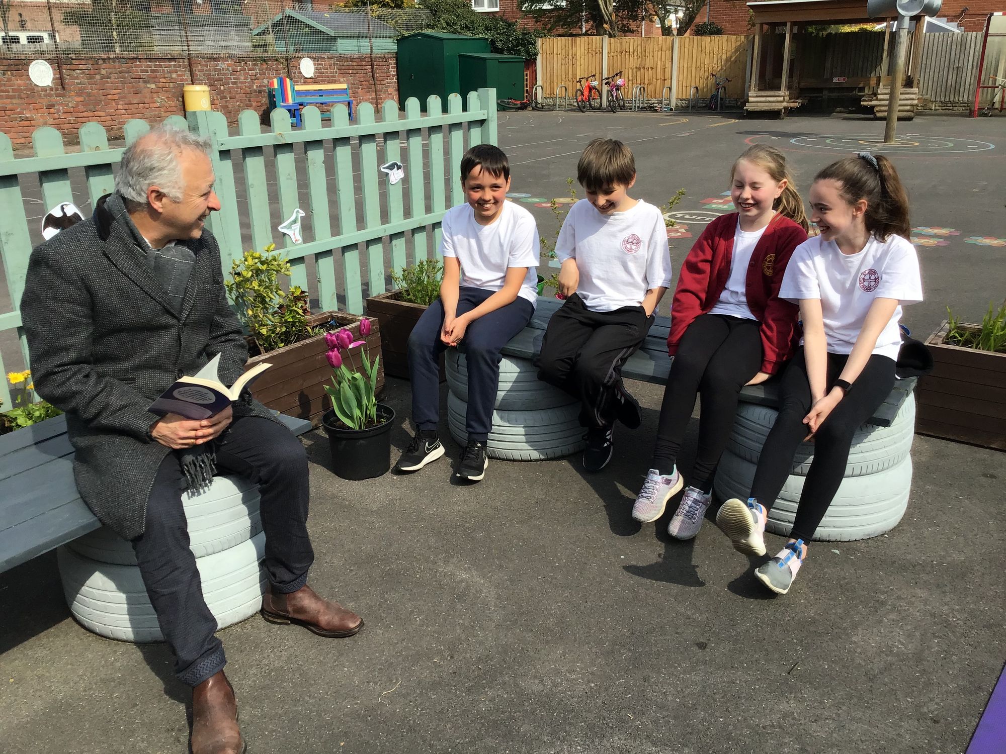 Frank Cottrell-Boyce visits Southport school