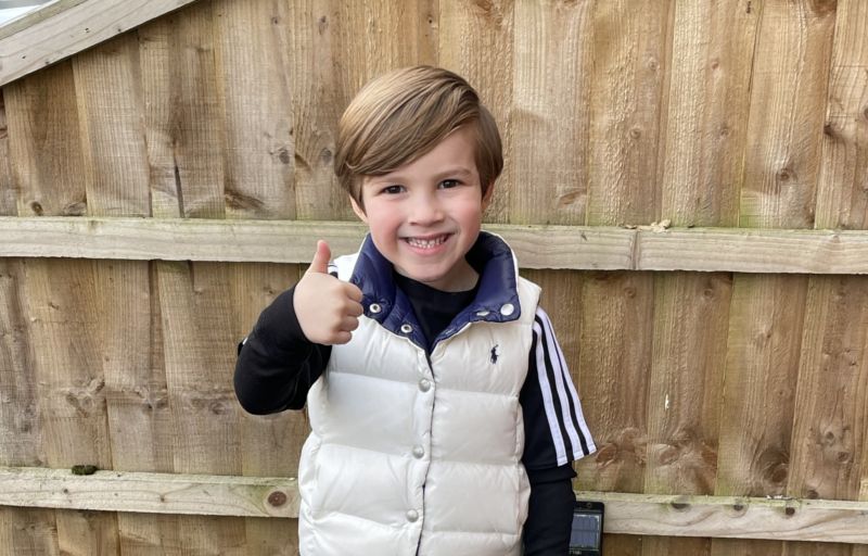 Brentwood four-year-old completes 5K run for mental health charity
