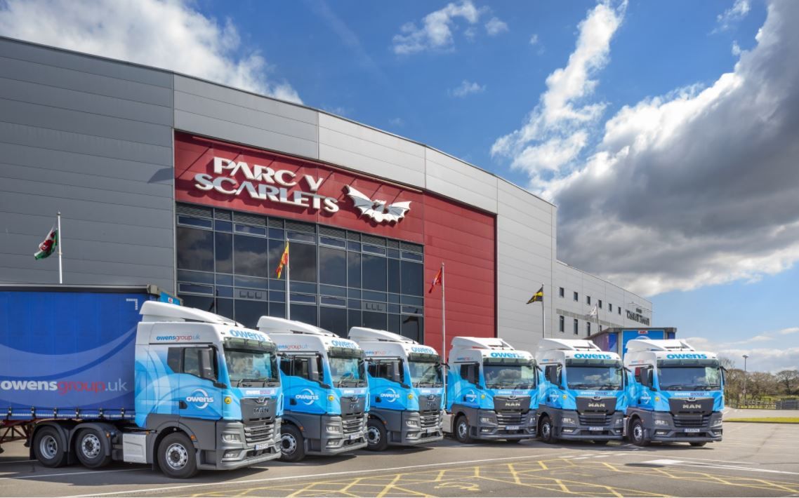Haulage firm Owens orders new fleet of trucks for Llanelli and Wrexham bases