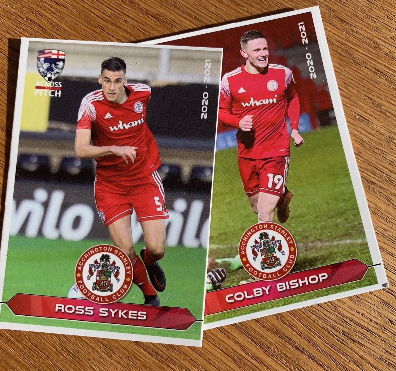 Accrington Stanley launch player trading cards for US market