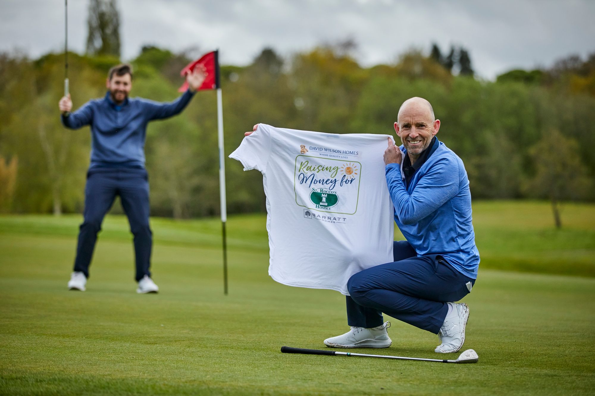 Directors play ‘fore’ rounds of golf to raise money for Warrington hospice