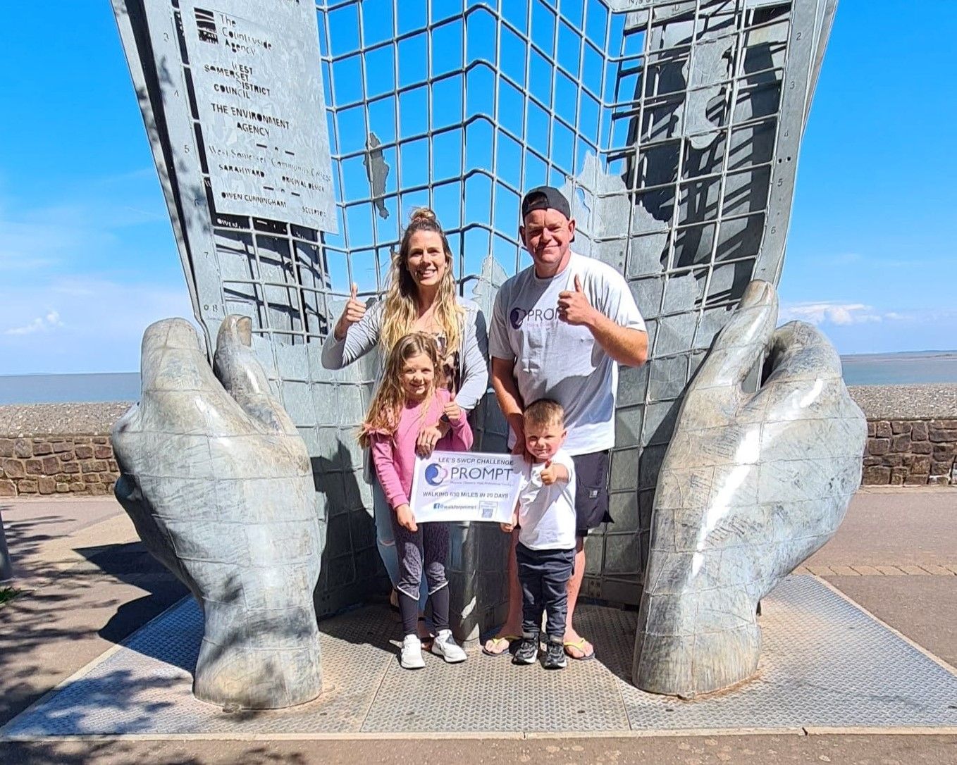 Father-of-two on Coast Path trek thank team who saved newborn son