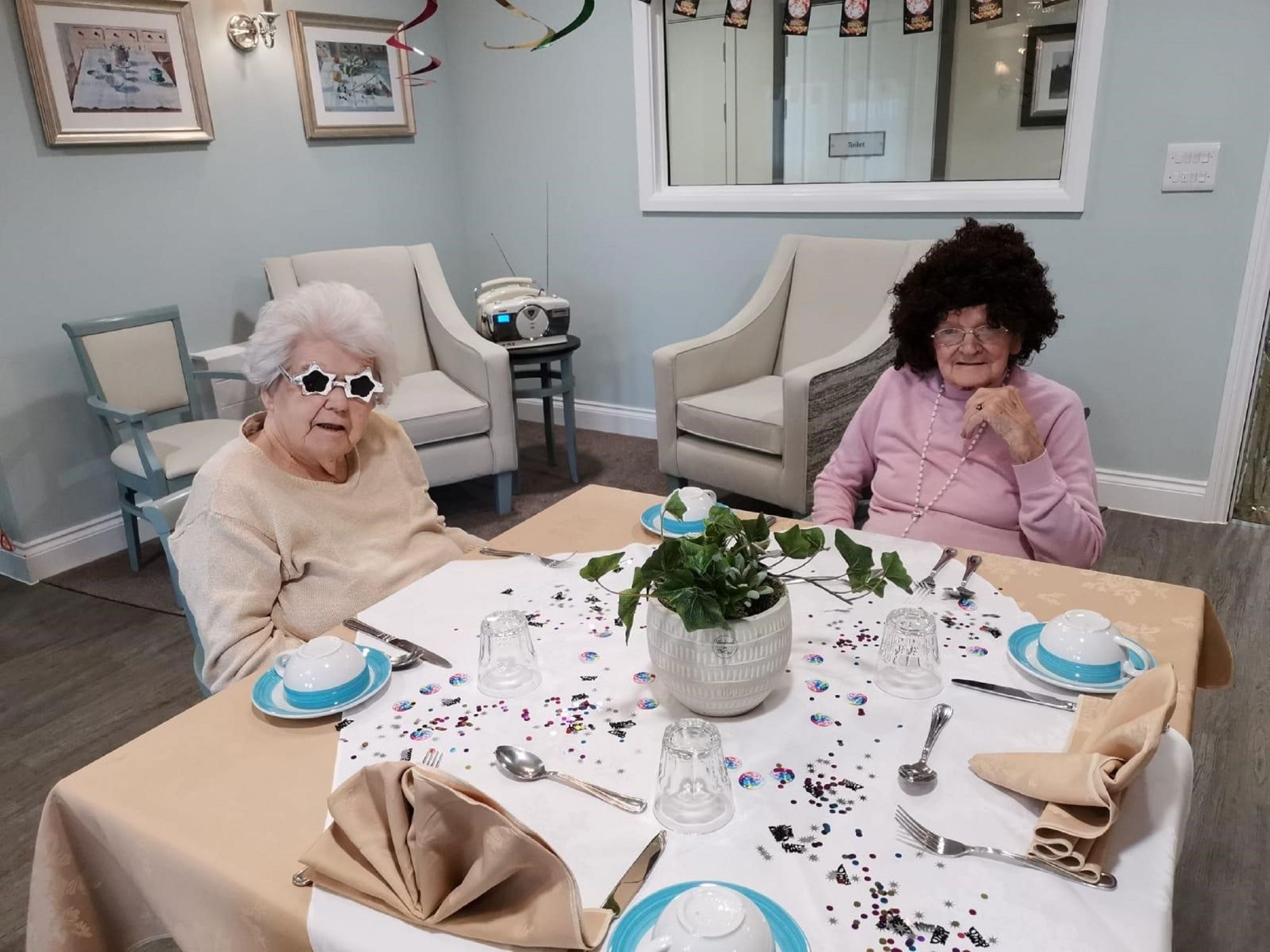 Dining through the decades at a Sale care home