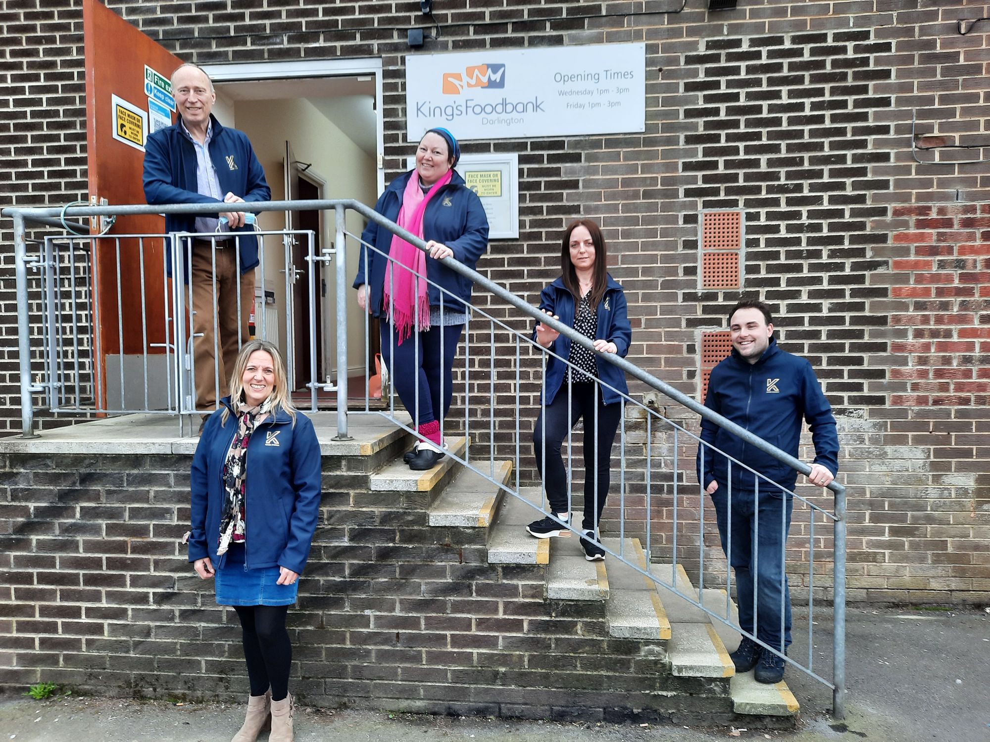 Darlington foodbank receives donation to help continue its work in the community