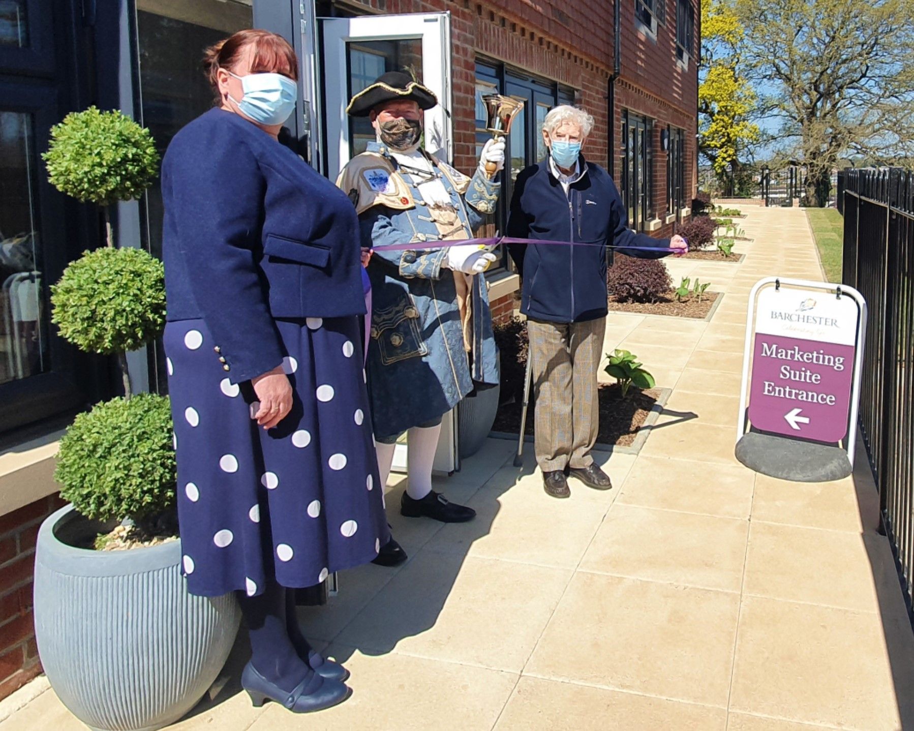 Celebrations as marketing suite opens at Exmouth's Raleigh Manor