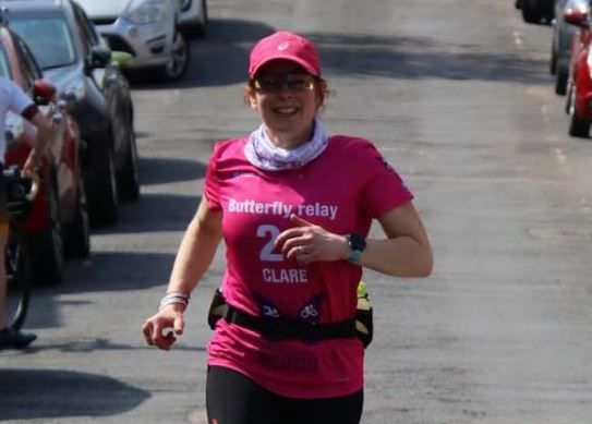 Tonbridge wonder woman Clare Andrews finishes special triathlon