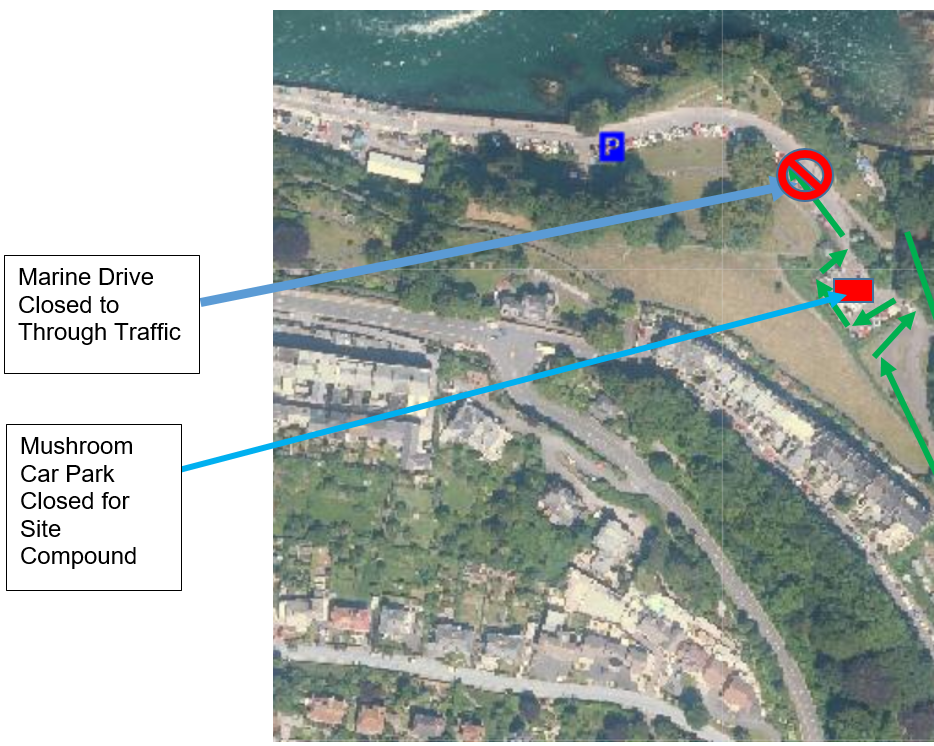 Long term road closure in to enable construction of Water