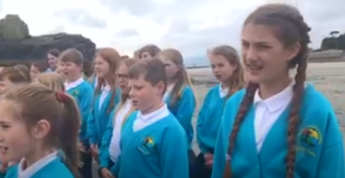 Cornish school children release special G7 Summit song