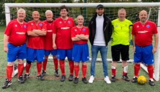 'OlderShots' walking football team play first competitive matches