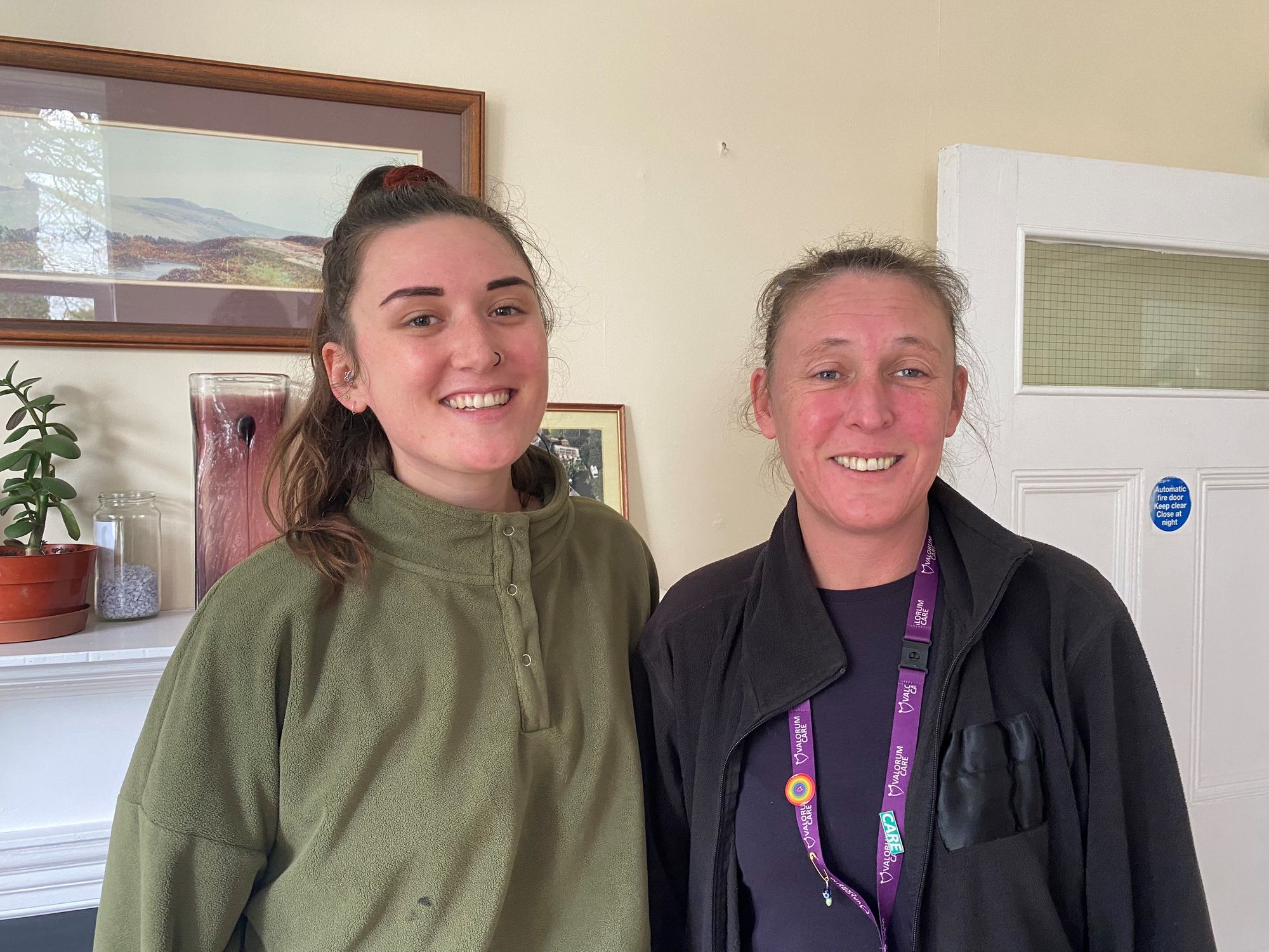 Daughter joins mum supporting residents at Braunton care home